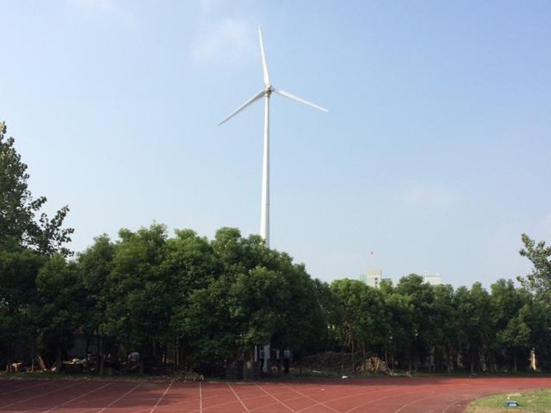 上海农林学院10kw风力发电机案例